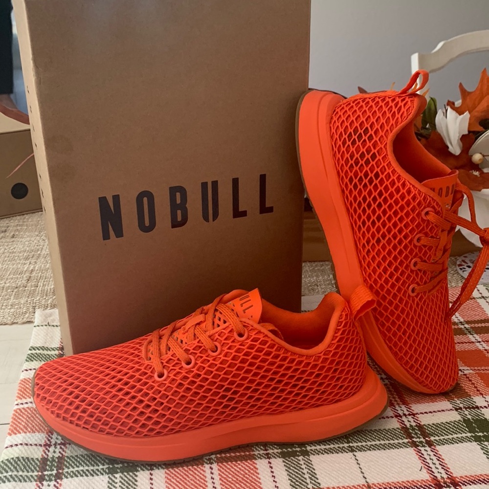 NOBULL Diamond Mesh Runner Fire Red Orange